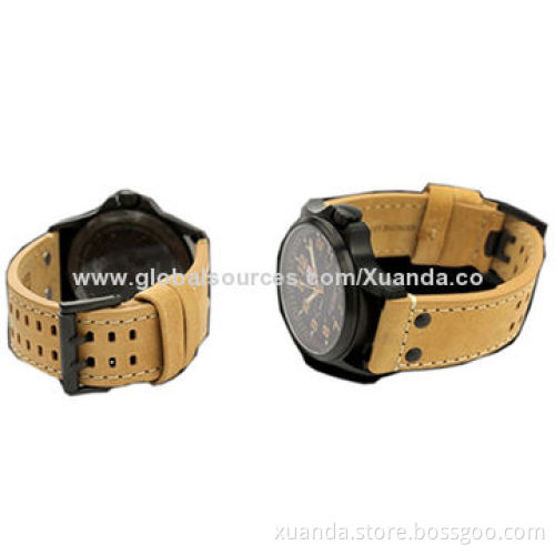 Fashionable watch, genuine leather, mechanical watch for outdoorNew